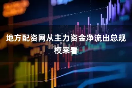 地方配资网从主力资金净流出总规模来看